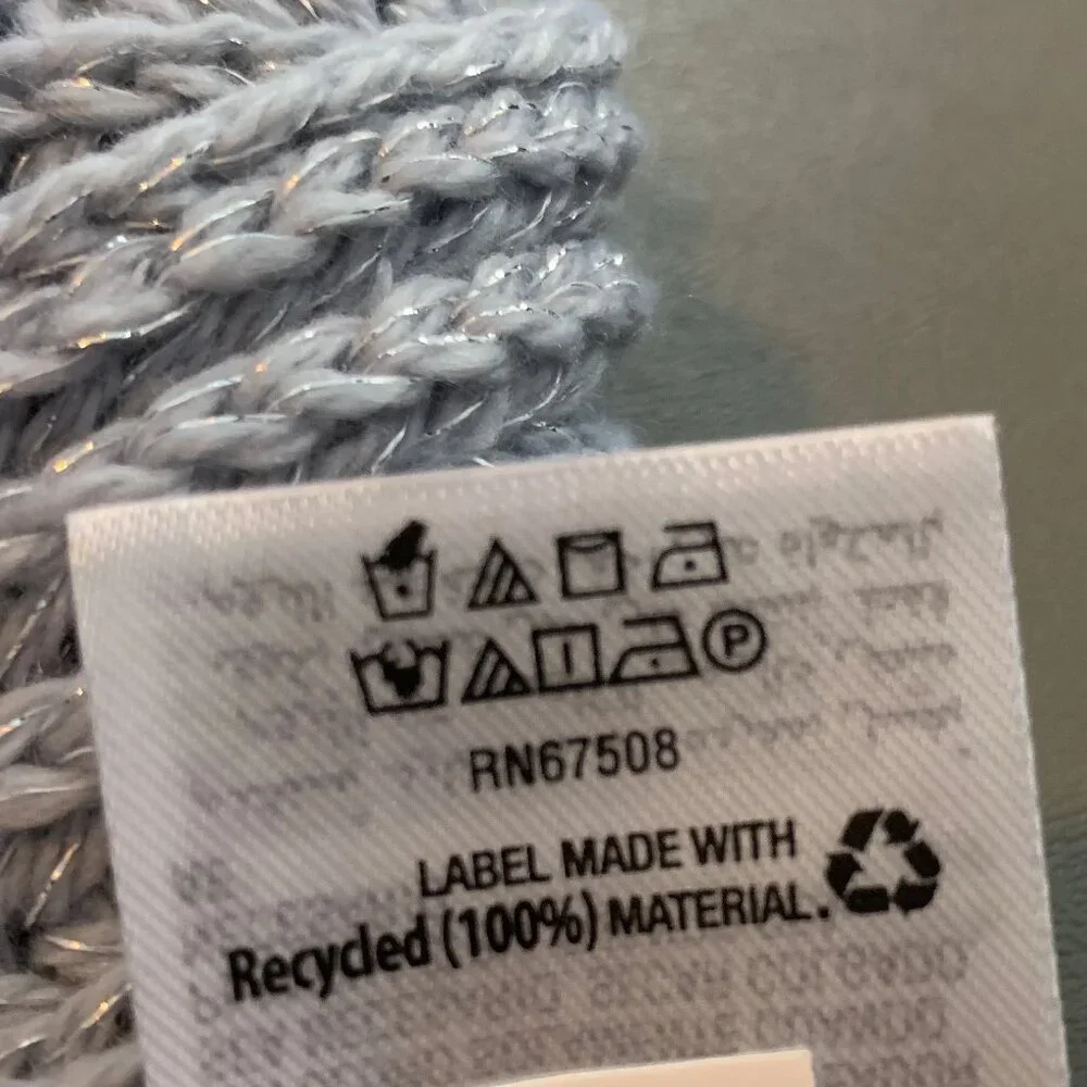 Style & Co. Women's Ribbed Muffler Scarf, Gray Shine, One Size Fits Most